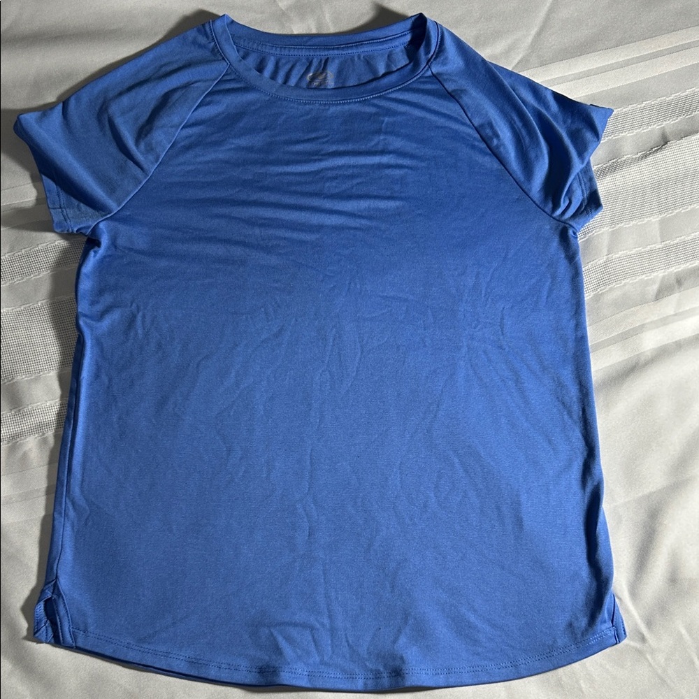 Athletic Blue Short Sleeve Top
